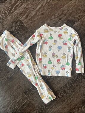 GAP White Princess Character Pajama Set
